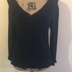 Jones New York Black Cardigan